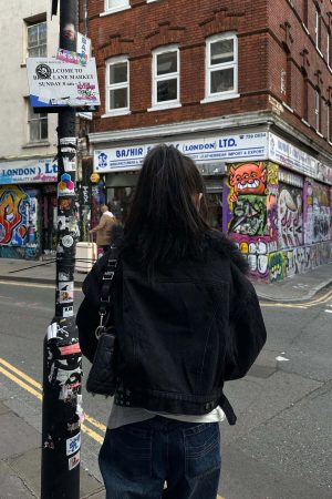 Warden Edge Faux Fur Trimmed Denim Jacket