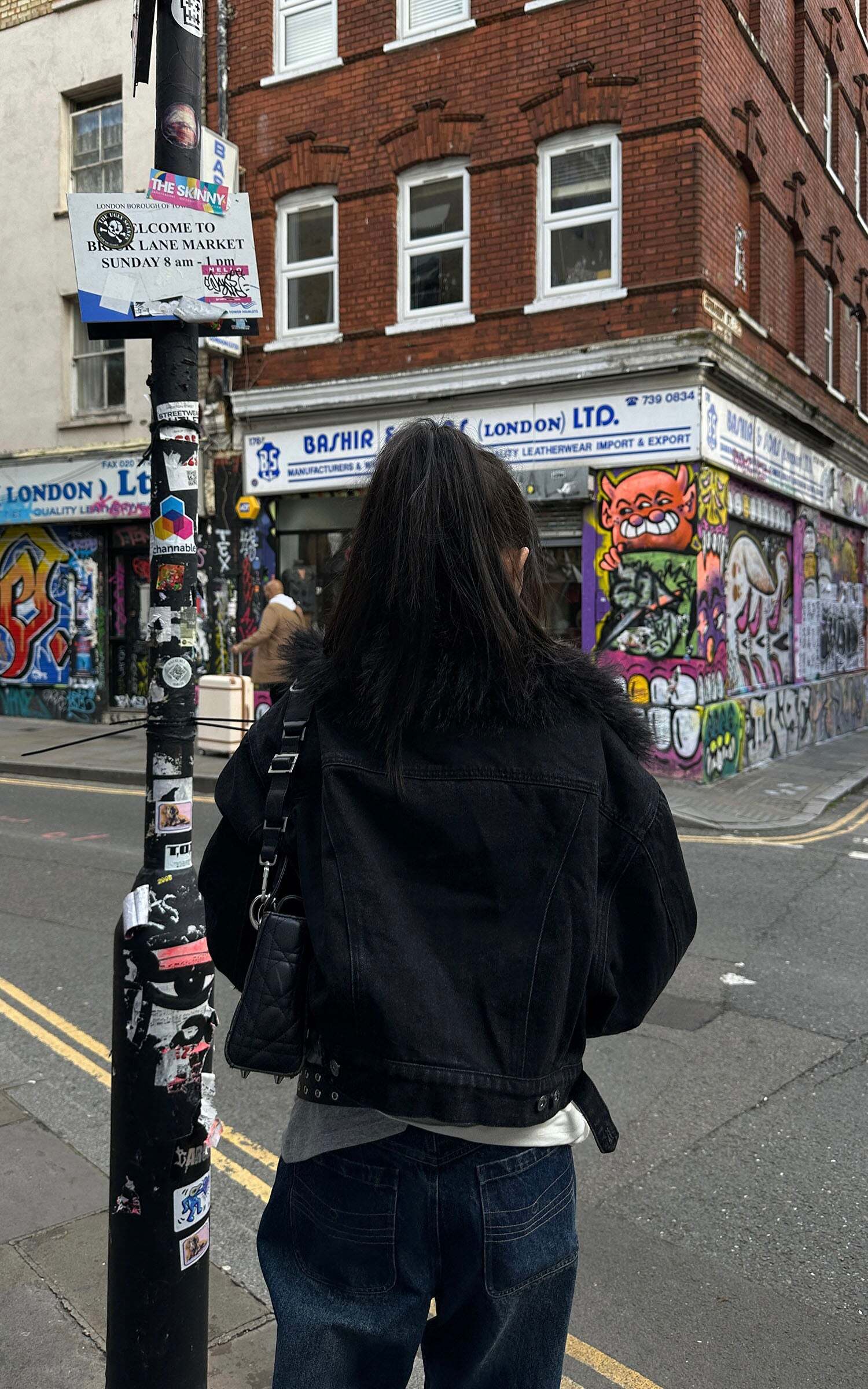 Warden Edge Faux Fur Trimmed Denim Jacket Warden Edge Faux Fur Trimmed Denim Jacket