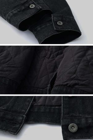 Warden Edge Faux Fur Trimmed Denim Jacket