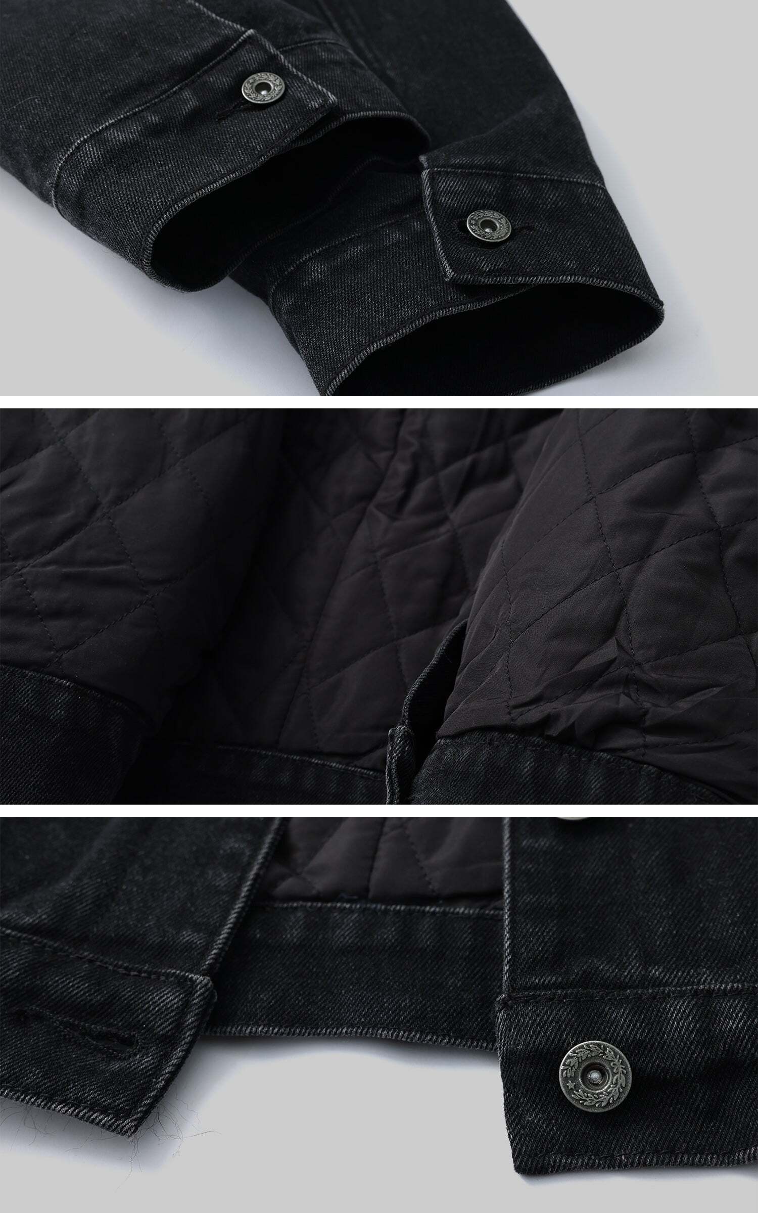 Warden Edge Faux Fur Trimmed Denim Jacket Warden Edge Faux Fur Trimmed Denim Jacket