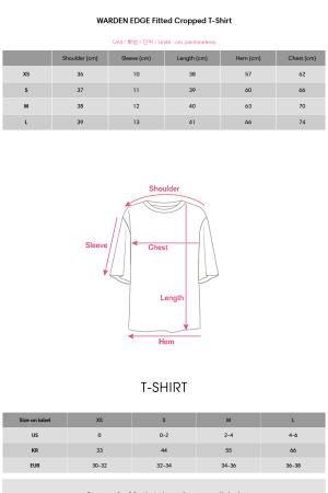 WARDEN EDGE Fitted Cropped T-Shirt