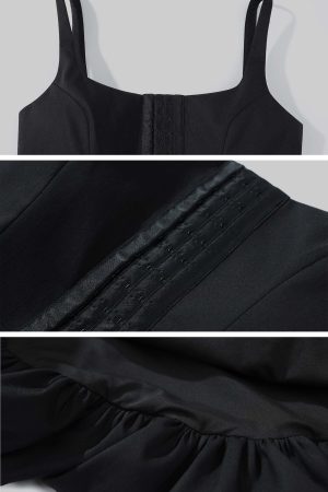 WARDEN EDGE French-Inspired Corset Puff Dress