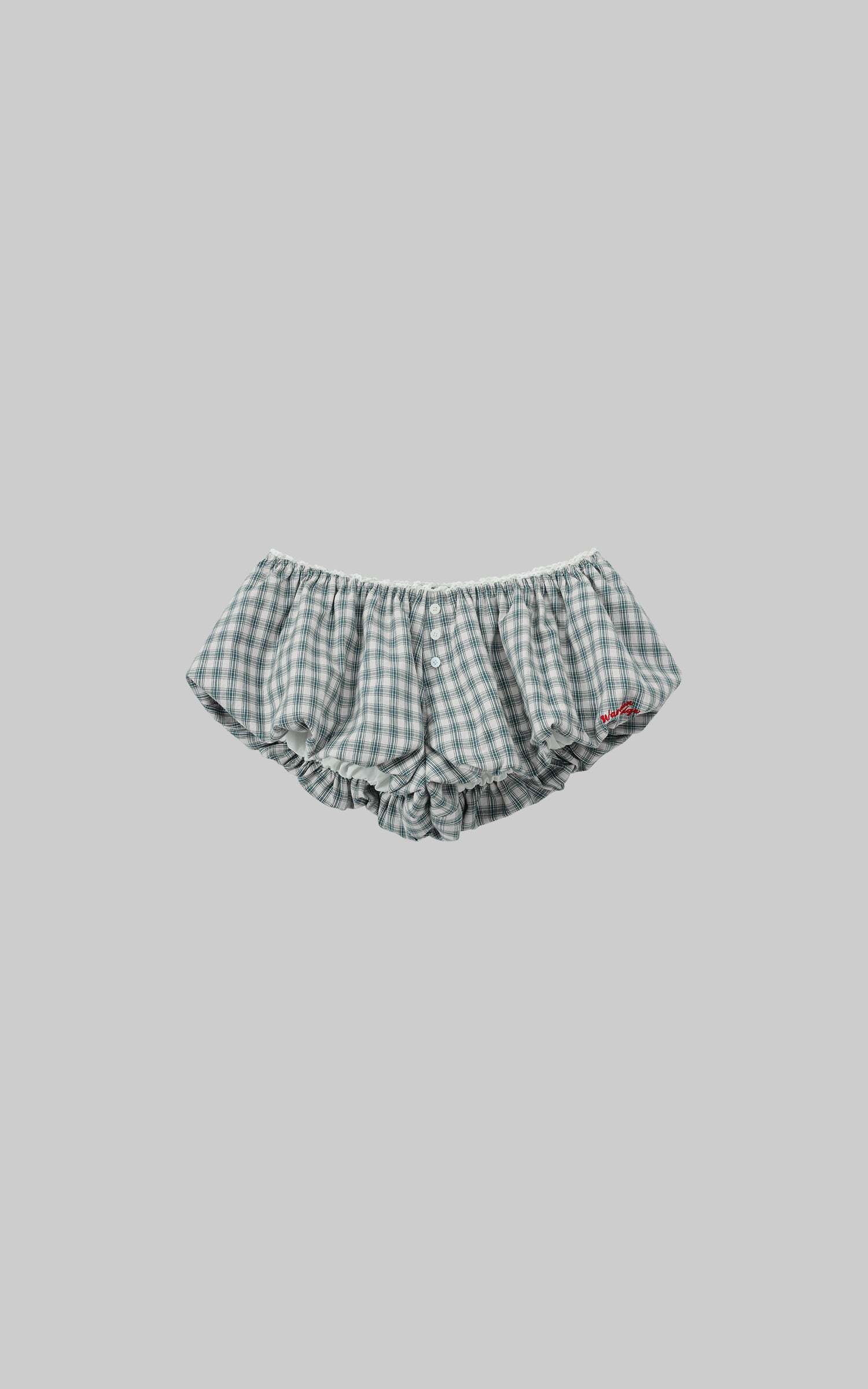 WARDEN EDGE Gingham Bubble Shorts WARDEN EDGE Gingham Bubble Shorts