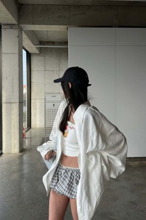 WARDEN EDGE Gingham Bubble Shorts