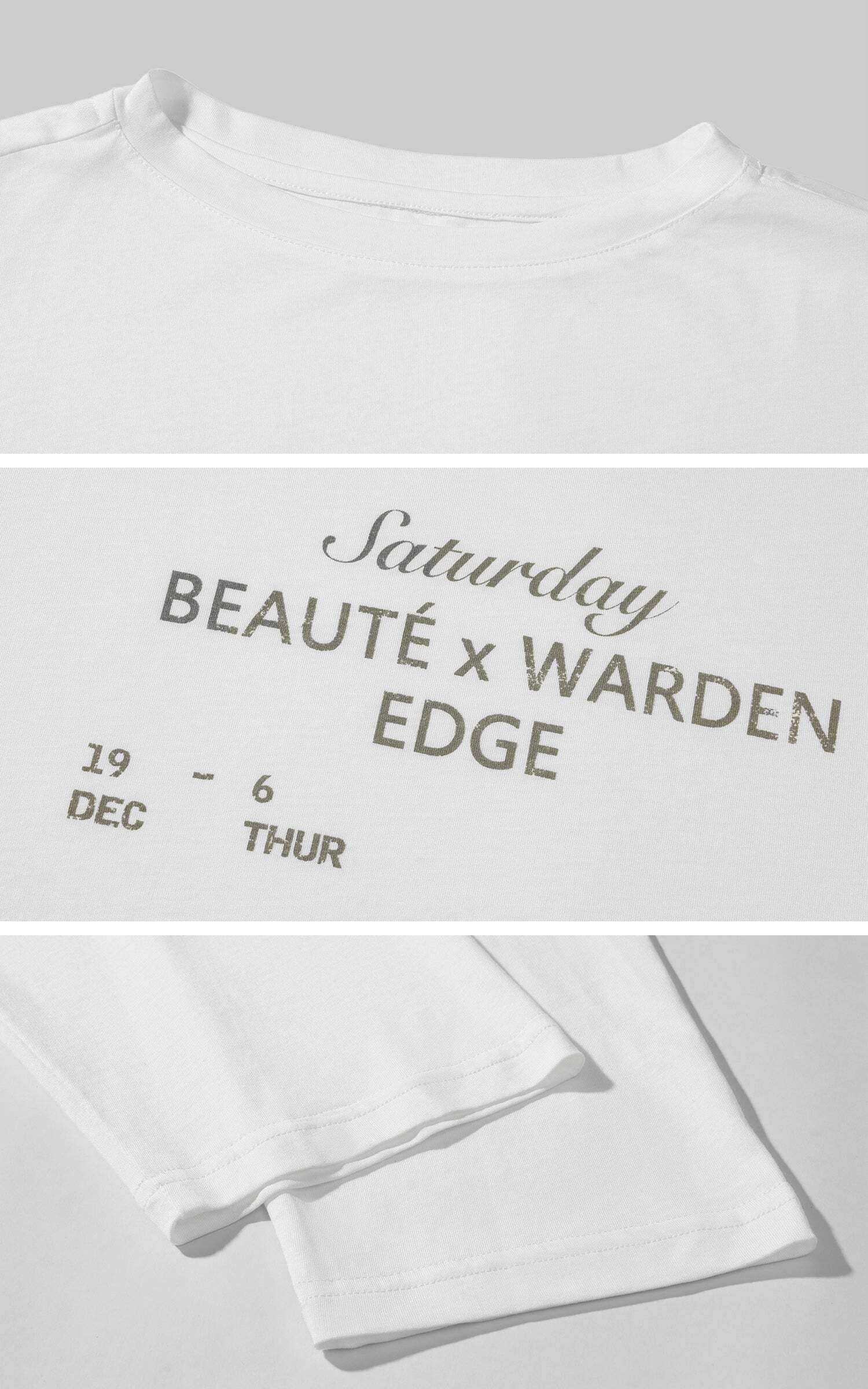 WARDEN EDGE Graphic Print Long Sleeve T-Shirt Minimal Streetwear Style WARDEN EDGE Graphic Print Long Sleeve T-Shirt Minimal Streetwear Style