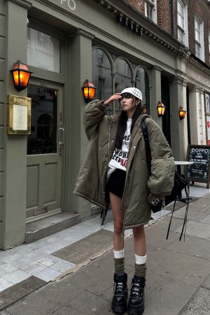 WARDEN EDGE Graphic Print Oversized T-Shirt