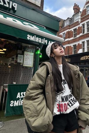 WARDEN EDGE Graphic Print Oversized T-Shirt