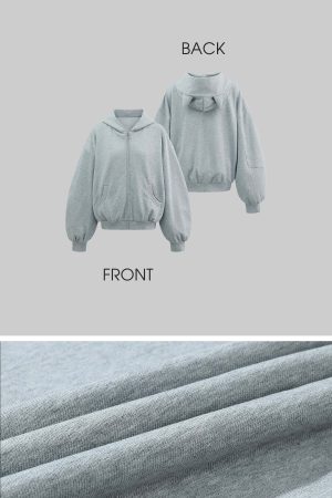 WARDEN EDGE Grey-Blue Hoodie Sweatpants Set