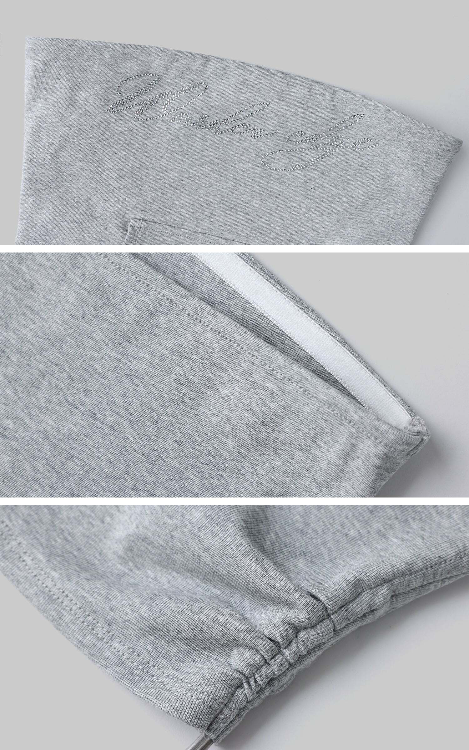 WARDEN EDGE Grey Contrast-Layered Lounge Set WARDEN EDGE Grey Contrast-Layered Lounge Set