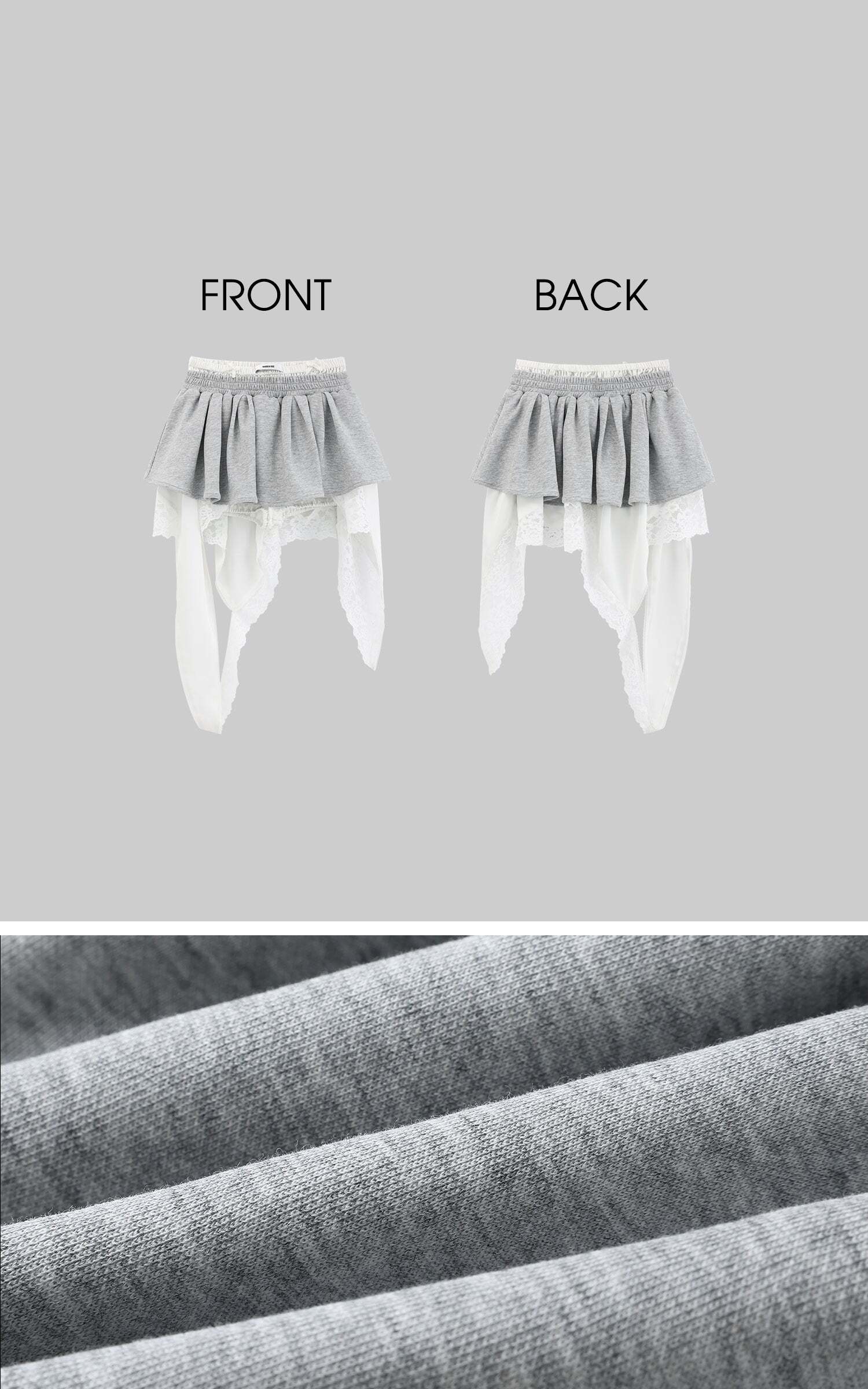 WARDEN EDGE Grey Contrast-Layered Lounge Set WARDEN EDGE Grey Contrast-Layered Lounge Set