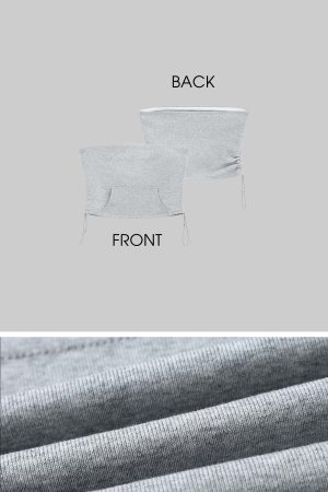 WARDEN EDGE Grey Contrast-Layered Lounge Set