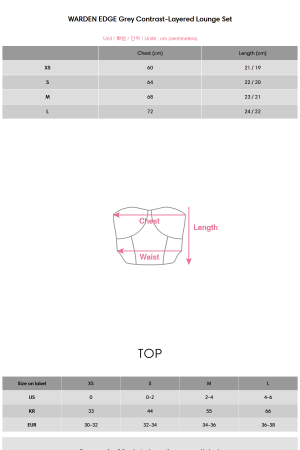 WARDEN EDGE Grey Contrast-Layered Lounge Set
