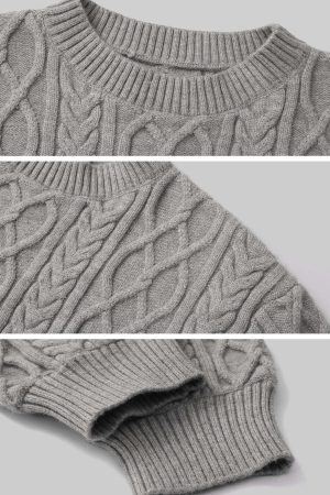 WARDEN EDGE Grey Lazy Chic Sweater Set