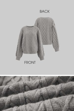 WARDEN EDGE Grey Lazy Chic Sweater Set