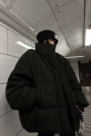 WARDEN EDGE High-Neck Goose Down Thickened Puffer Jacket