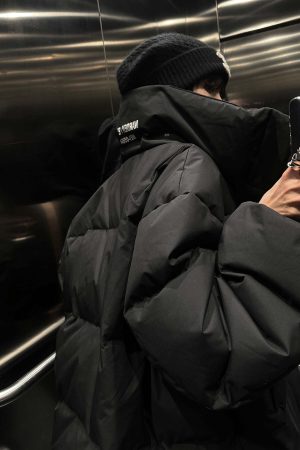 WARDEN EDGE High-Neck Goose Down Thickened Puffer Jacket