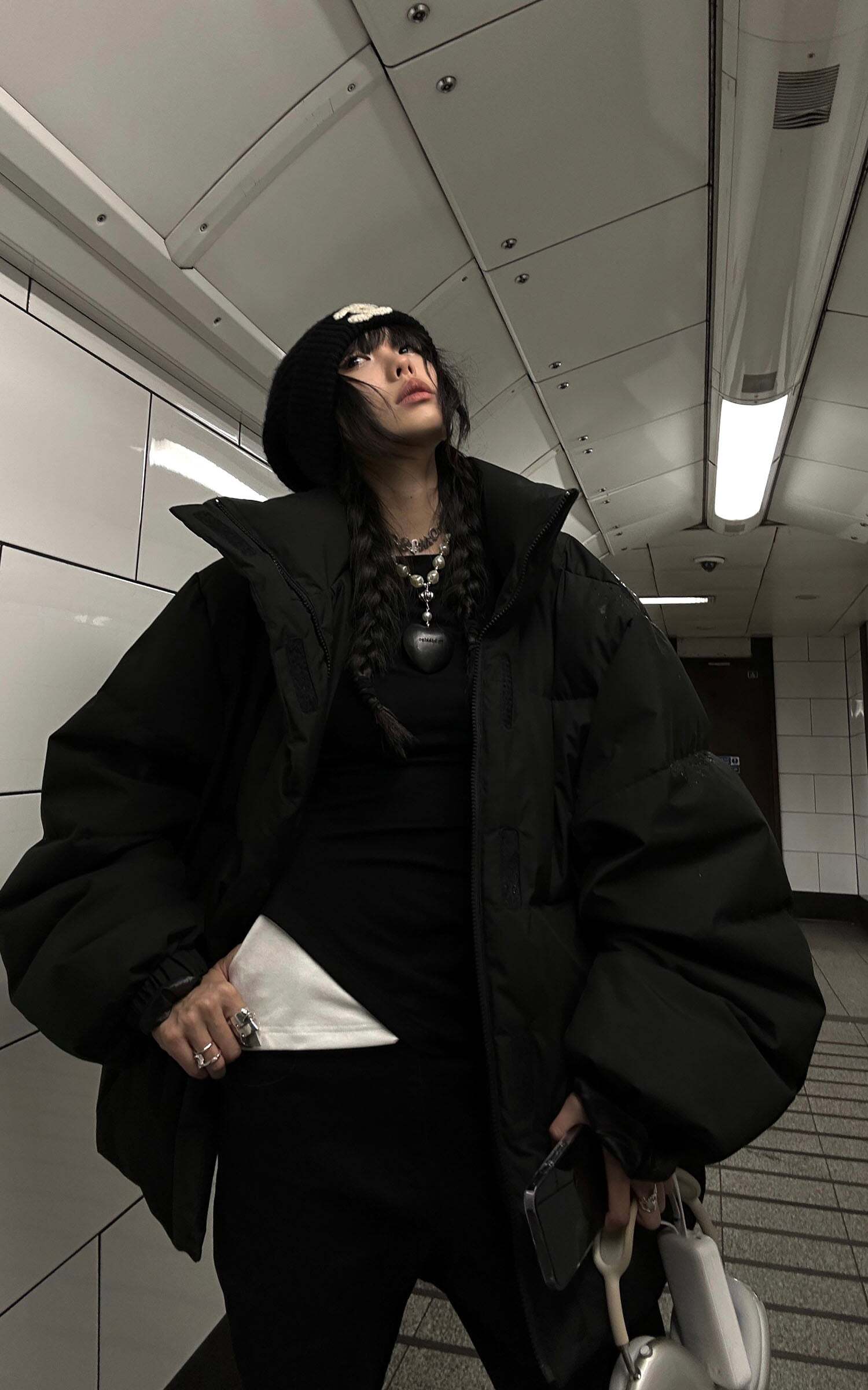 WARDEN EDGE High-Neck Goose Down Thickened Puffer Jacket WARDEN EDGE High-Neck Goose Down Thickened Puffer Jacket