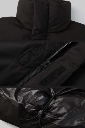 WARDEN EDGE High-Neck Goose Down Thickened Puffer Jacket