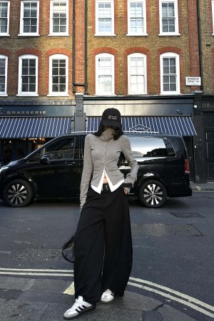 WARDEN EDGE High Neck Layered Effect Long-Sleeve Top