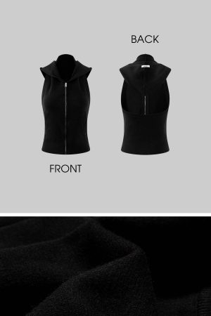 WARDEN EDGE Knit Zip Hooded Vest