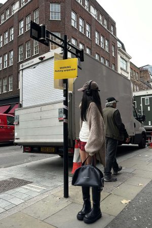 WARDEN EDGE Knitted Cardigan & Scarf Set