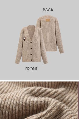 WARDEN EDGE Knitted Cardigan & Scarf Set
