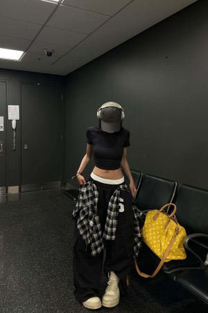 WARDEN EDGE Layered Waist Loose-Fit Track Pants