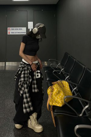 WARDEN EDGE Layered Waist Loose-Fit Track Pants