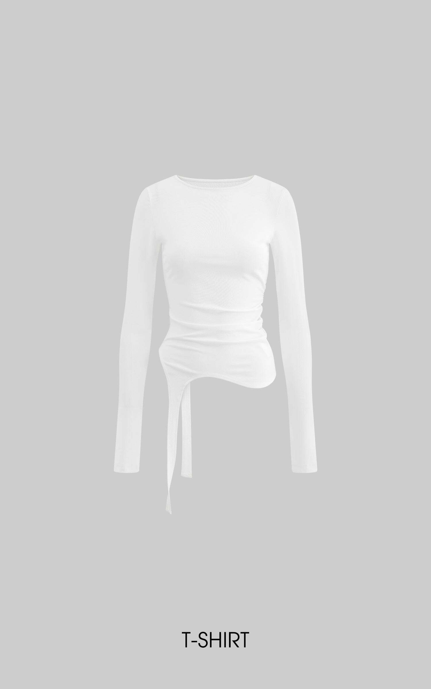 WARDEN EDGE Long-Sleeve T-Shirt Tied-Waist Corset Set WARDEN EDGE Long-Sleeve T-Shirt Tied-Waist Corset Set