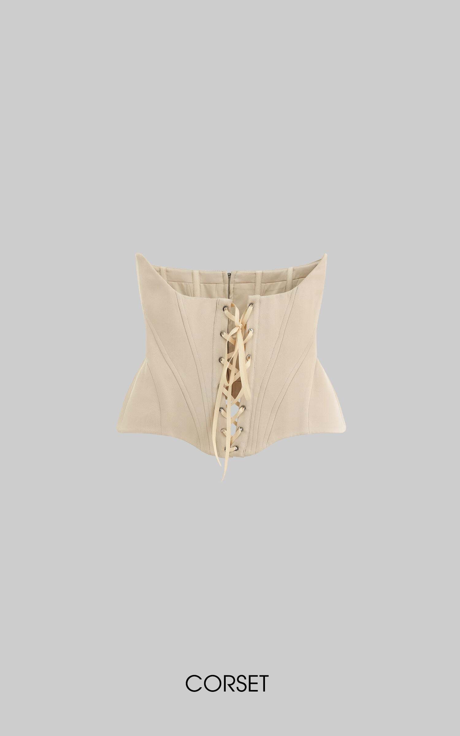 WARDEN EDGE Long-Sleeve T-Shirt Tied-Waist Corset Set WARDEN EDGE Long-Sleeve T-Shirt Tied-Waist Corset Set