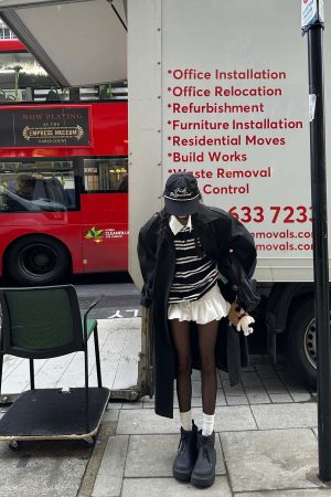 WARDEN EDGE Longline Black Trench Coat