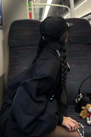 WARDEN EDGE Longline Black Trench Coat