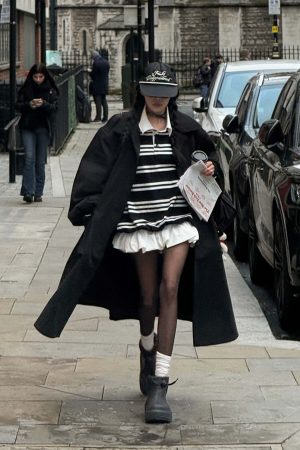 WARDEN EDGE Longline Black Trench Coat