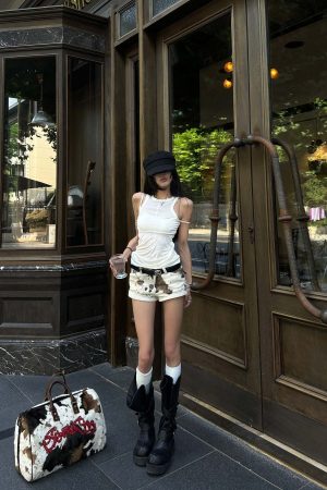 WARDEN EDGE Low-Rise Denim Shorts with Rolled Hem