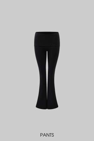 WARDEN EDGE Low-Waist Flared Pants & Cropped Camisole Set