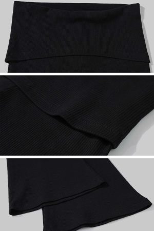 WARDEN EDGE Low-Waist Flared Pants & Cropped Camisole Set