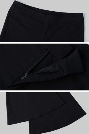 WARDEN EDGE Low-Waist Flared Trousers