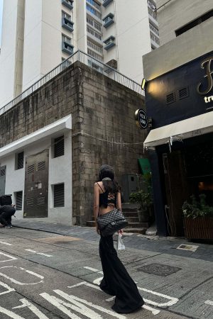 WARDEN EDGE Low-Waist Flared Trousers