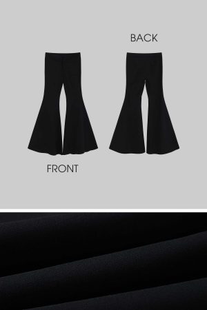 WARDEN EDGE Low-Waist Flared Trousers