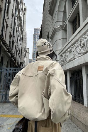 WARDEN EDGE Minimal Zip Jacket with Structured Collar