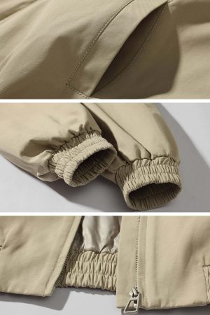 WARDEN EDGE Minimal Zip Jacket with Structured Collar