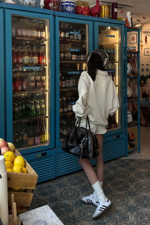 WARDEN EDGE Minimalist Ribbed Knit Lounge Set with Logo Embroidery