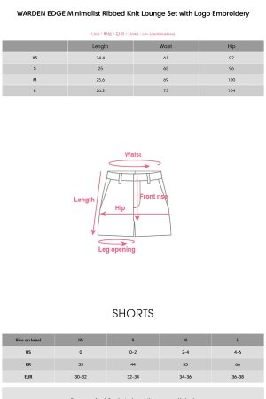 WARDEN EDGE Minimalist Ribbed Knit Lounge Set with Logo Embroidery