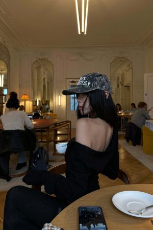 WARDEN EDGE Off-Shoulder Knitted Midi Dress