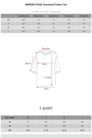 WARDEN EDGE Oversized Cotton Tee