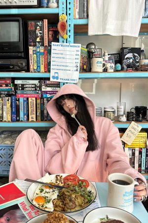 WARDEN EDGE Oversized Hoodie Vest Sweatpants Set