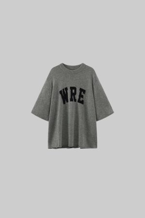 WARDEN EDGE Oversized Knit Sweater with Drop Shoulders