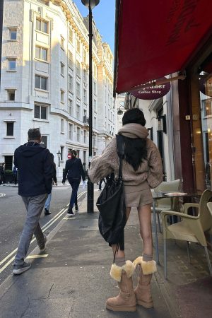 WARDEN EDGE Oversized Knitwear Set with Scar