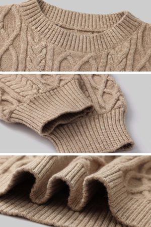WARDEN EDGE Oversized Knitwear Set with Scar