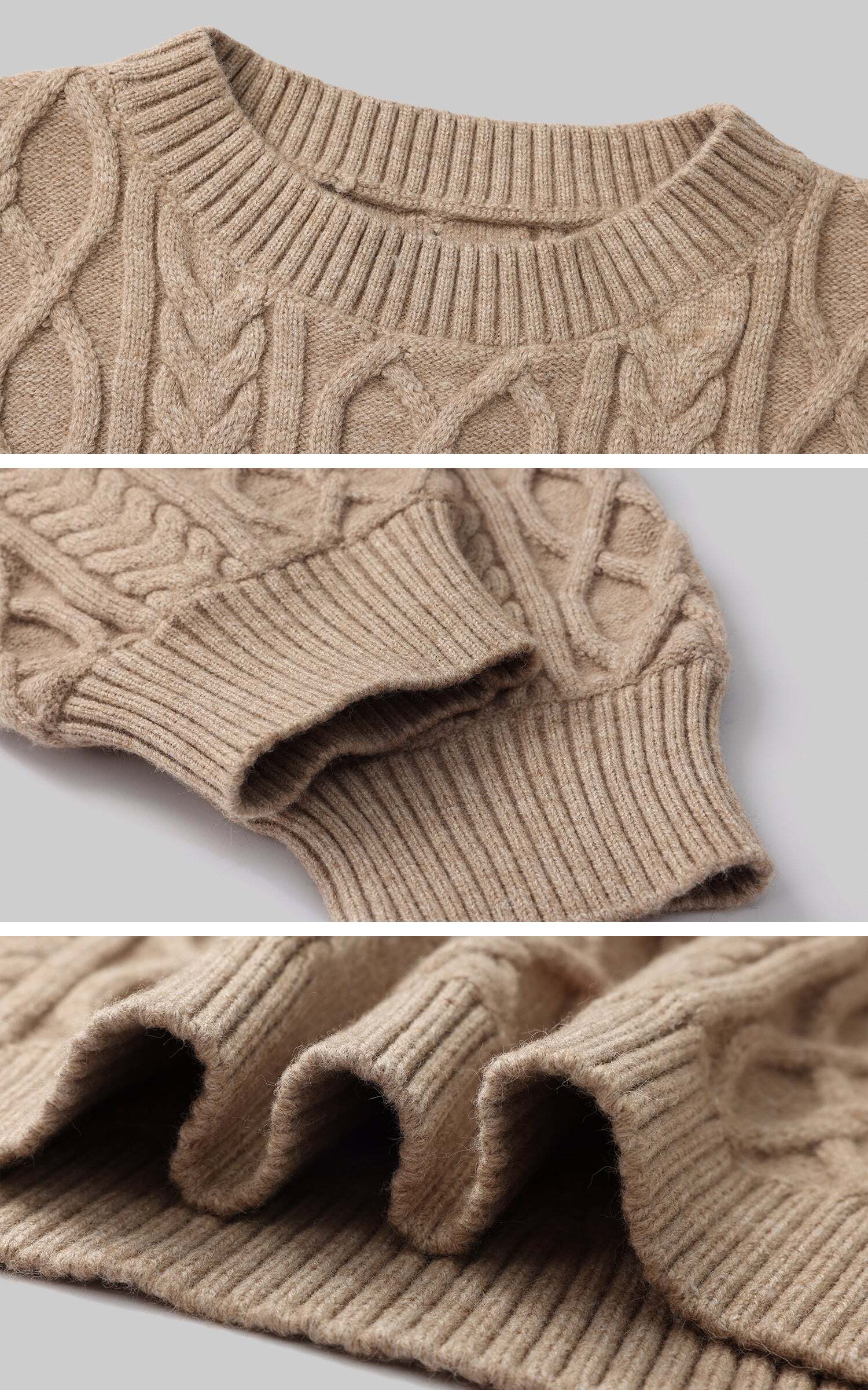 WARDEN EDGE Oversized Knitwear Set with Scar WARDEN EDGE Oversized Knitwear Set with Scar